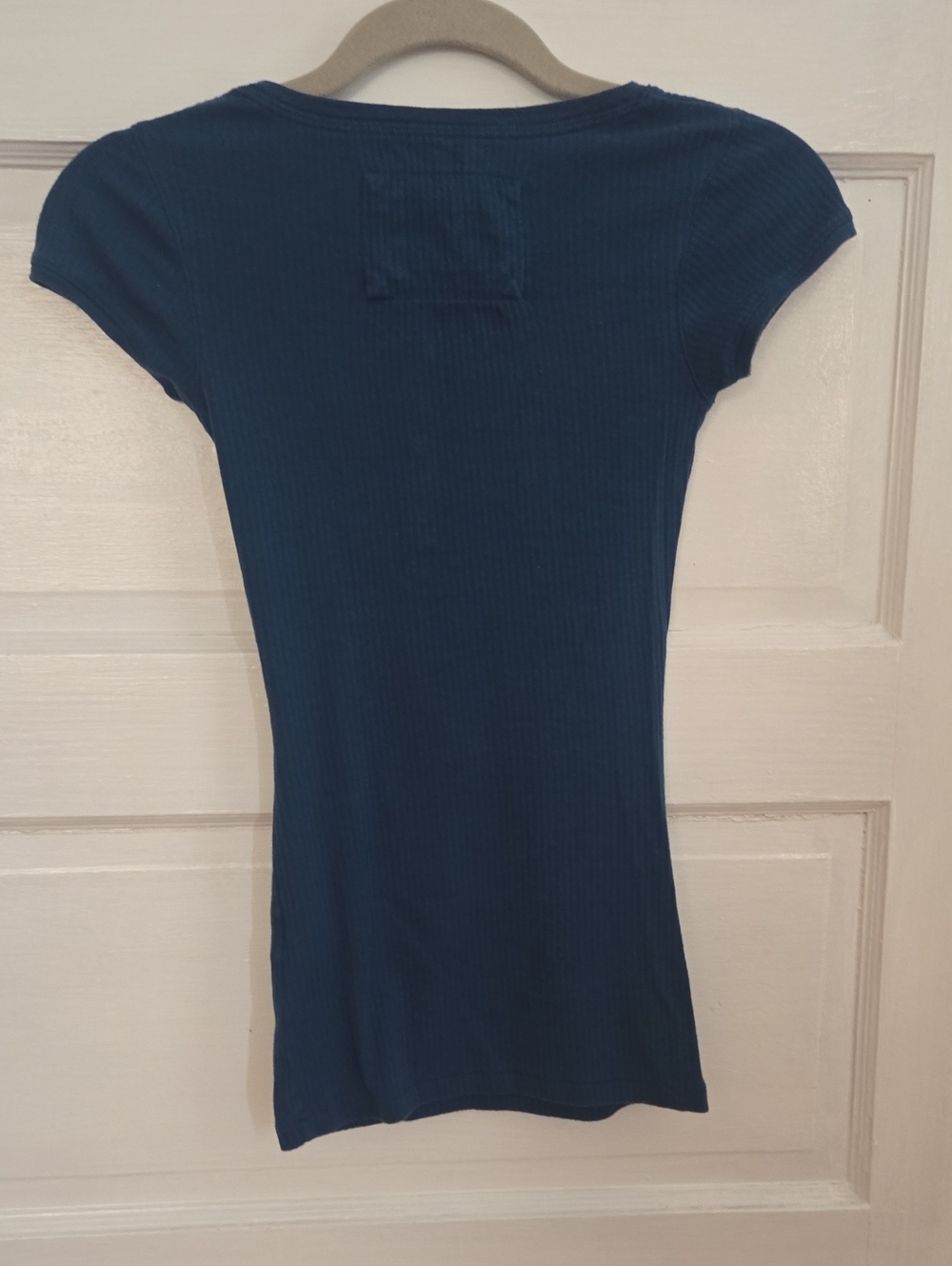 aéropostale Ribbed Graphic Short Sleeve Top Blue_120 - Picture 2 of 3